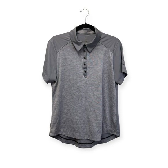 Tops - Women's Gray Polo Shirt